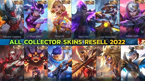 Mobile Legends Collector Skins 2022: Complete list  .